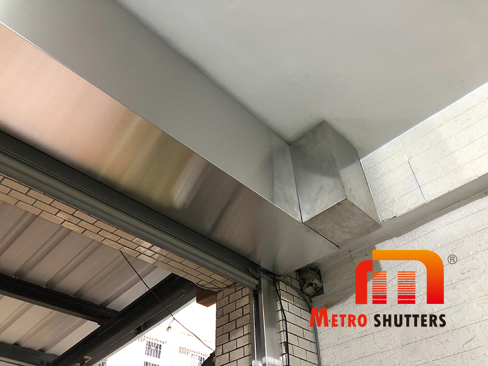 捲門箱體另一角度照